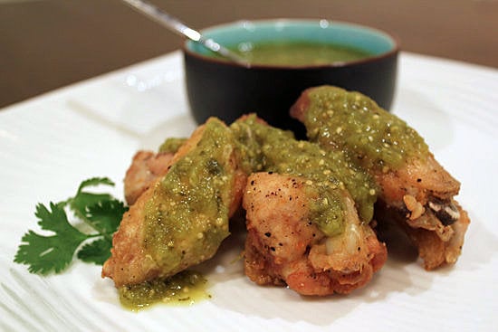 Salsa Verde Chicken Wings