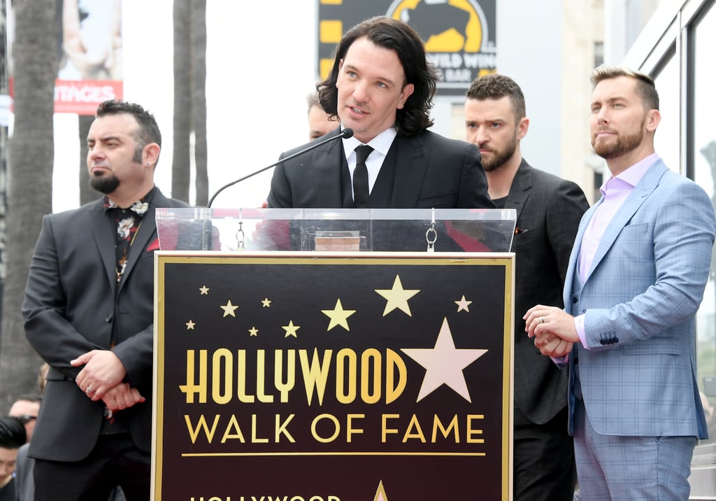 NSYNC Reunion at Hollywood Walk of Fame Ceremony April 2018