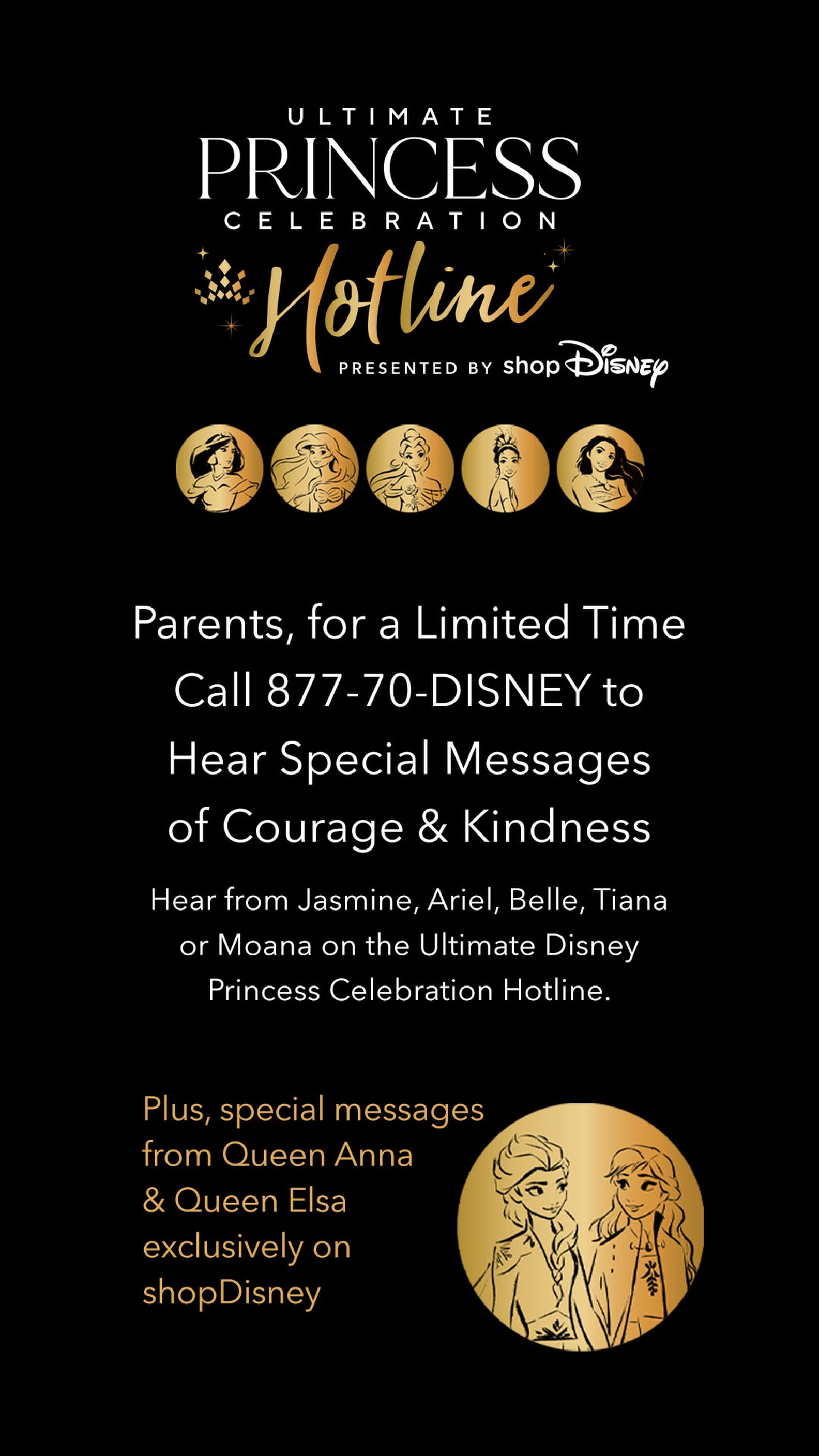 Get Messages From Disney Princesses by Calling This Hotline | PS Family
