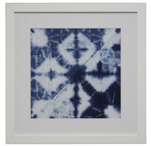 Shibori Indigo Decorative Wall Art