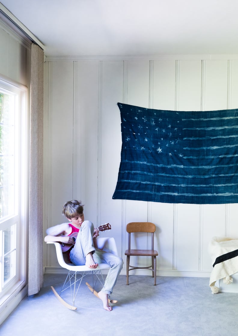 DIY Indigo Mudcloth American Flag