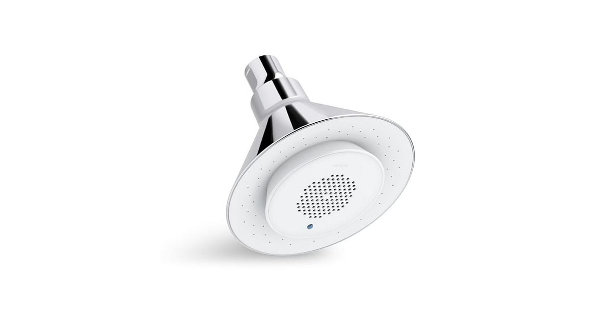 Showerhead BuiltIn Bluetooth Speaker Useful Gadgets POPSUGAR Tech