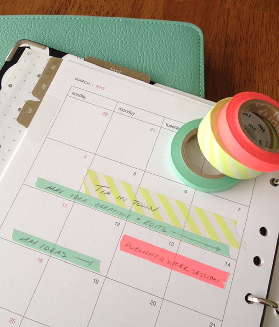 Washi Tape Calendar PS Smart Living
