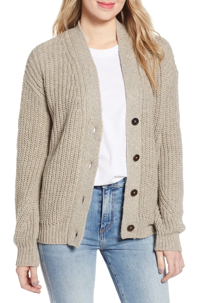 BP. Shaker Stitch Grandma Cardigan