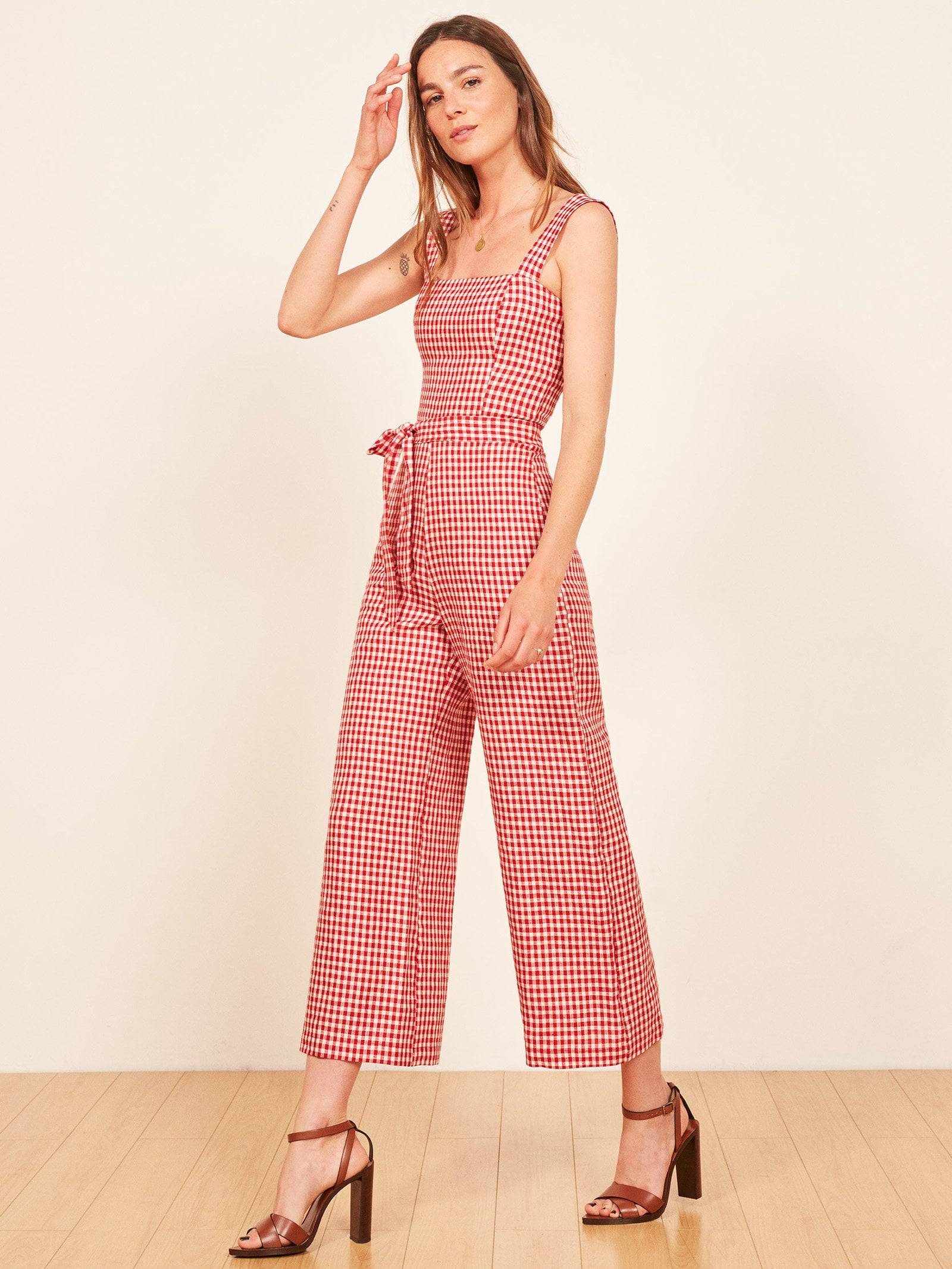 reformation essie jumpsuit