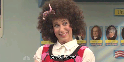 But Then Beth Smacks Him With the Lollipop Jar and Lets the "Rotter" Eat Him