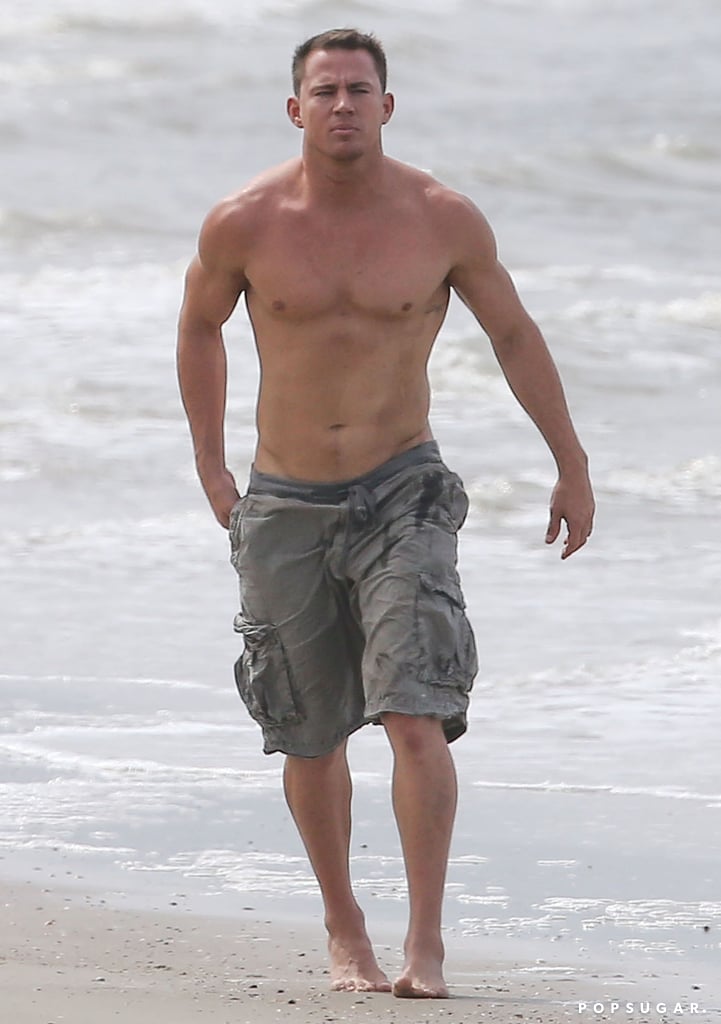 Channing Tatum and Jenna Dewan Beach Pictures 2014