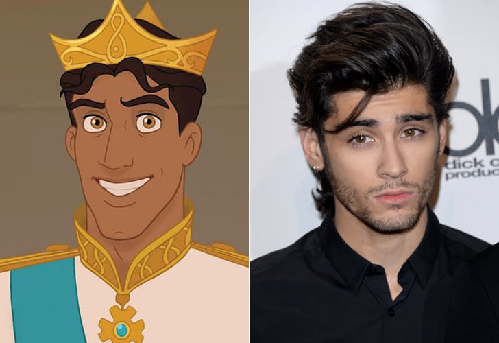 Prince Naveen Zayn Malik 24 Celebrities Who Are Actually Real Life Disney Characters Popsugar Celebrity Photo 3