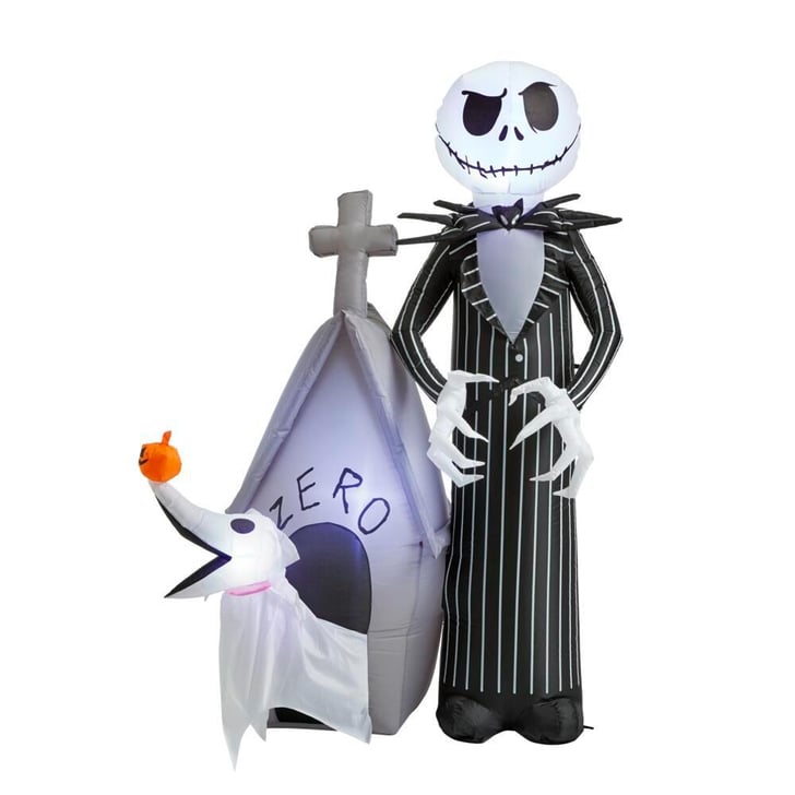 Disney Prelit Jack and Zero Airblown Inflatable The Best Halloween