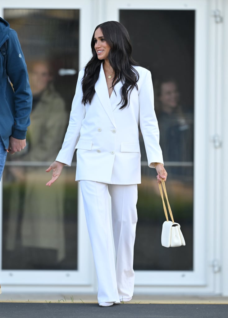 Meghan Markle's White Valentino Suit at Invictus Games 2022