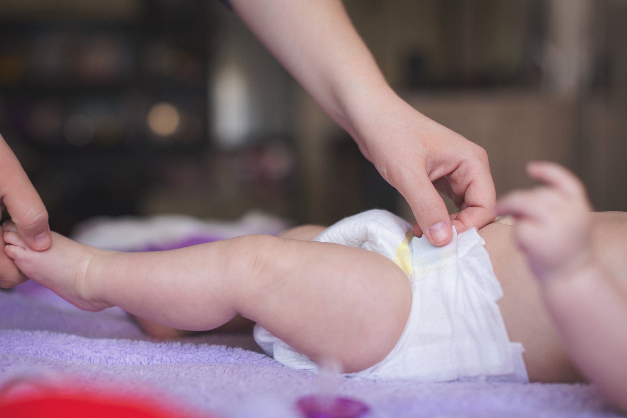 Diaper Changing Relay Race 12 Baby Shower Games That Even The Biggest Complainers Will Actually Want To Play Popsugar Family Photo 10