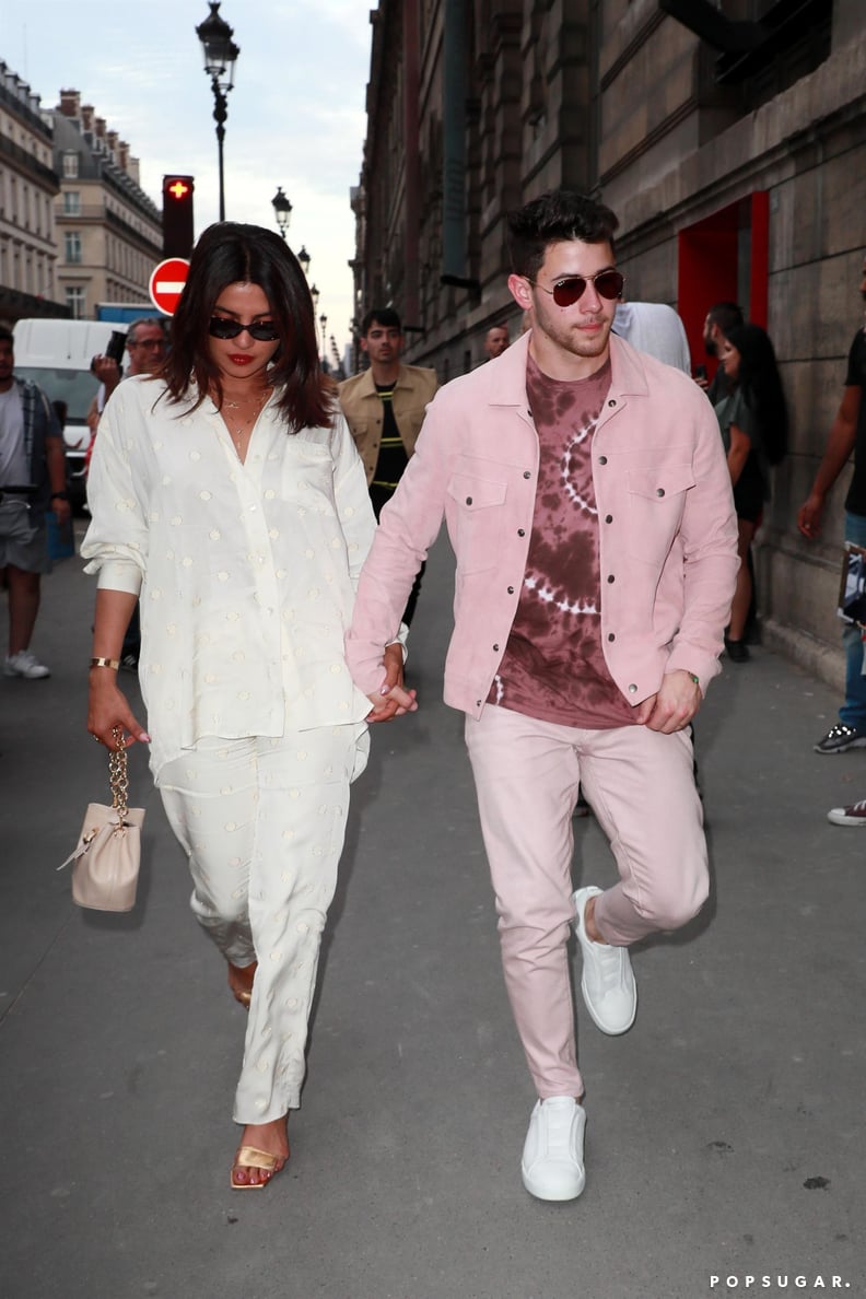 Priyanka Chopra Wearing the Victoria Beckham Pajamas