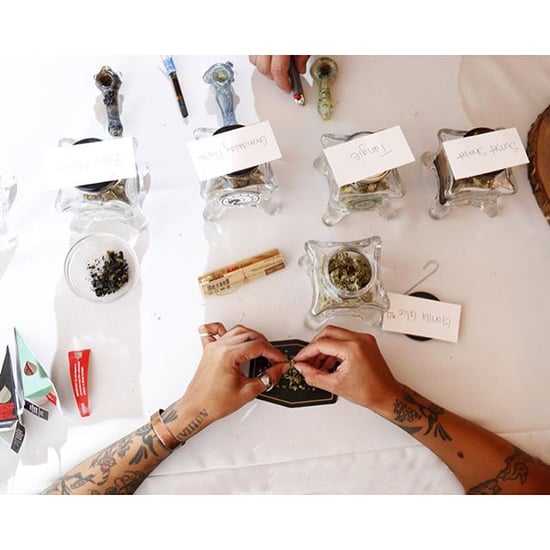 Open Weed Bar at Oregon Wedding