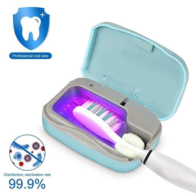 EVEMANT Portable Mini Toothbrush Sterilizer Case