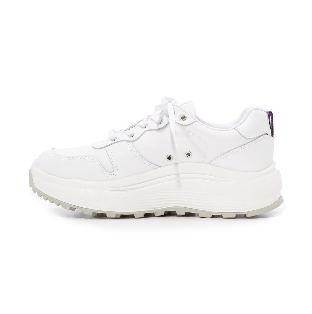 If you're hesitant to go full Spice Girl, try these all-white Eytys Jet Combo Sneakers ($235) for a more subdued option.