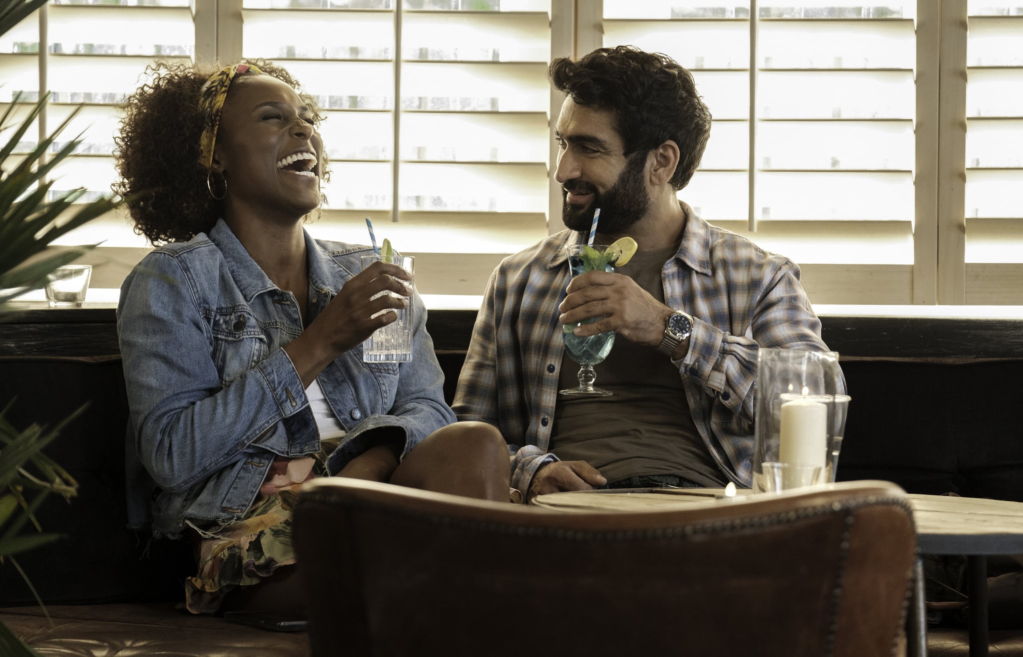 Issa Rae as Leilani, Kumail Nanjiana as Jibran of