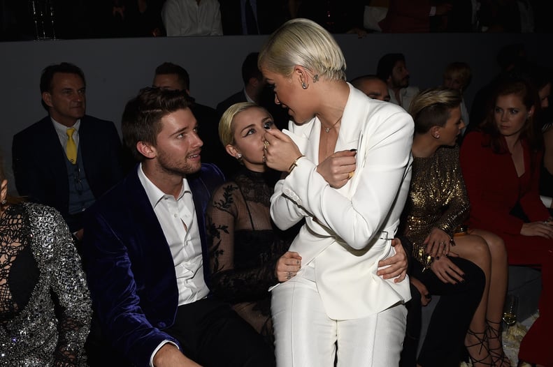 Patrick Schwarzenegger, Miley Cyrus, and Rita Ora