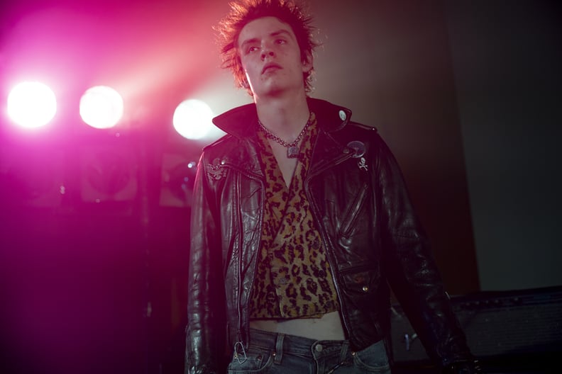 Louis Partridge as Sid Vicious in "Pistol"