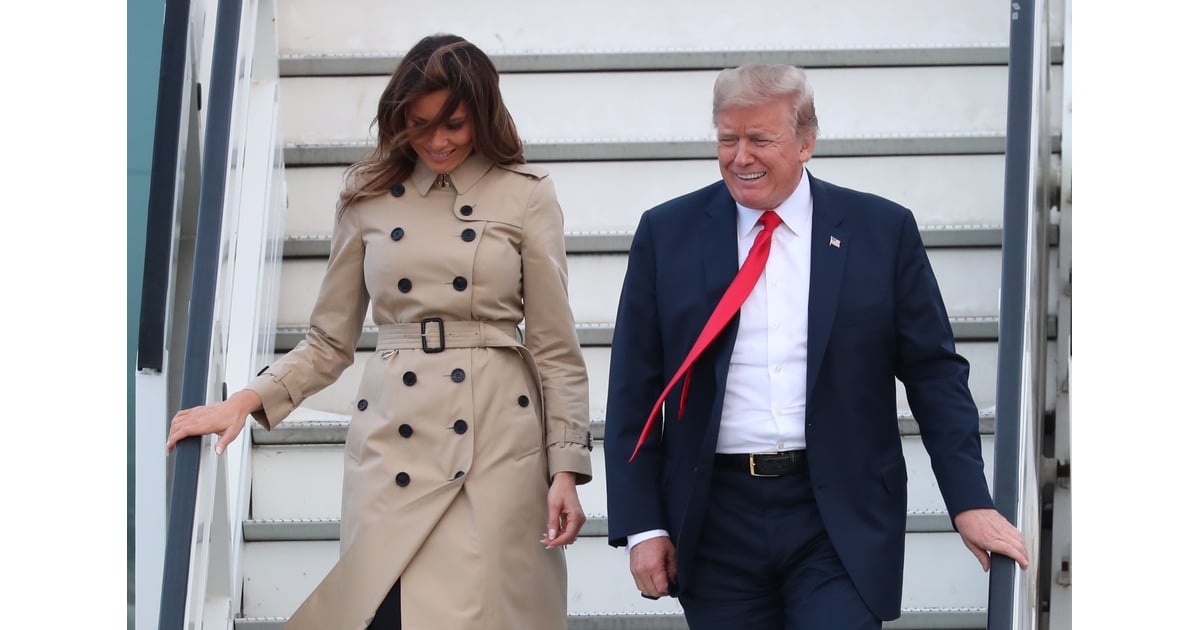 Melania trump burberry trench coat sales