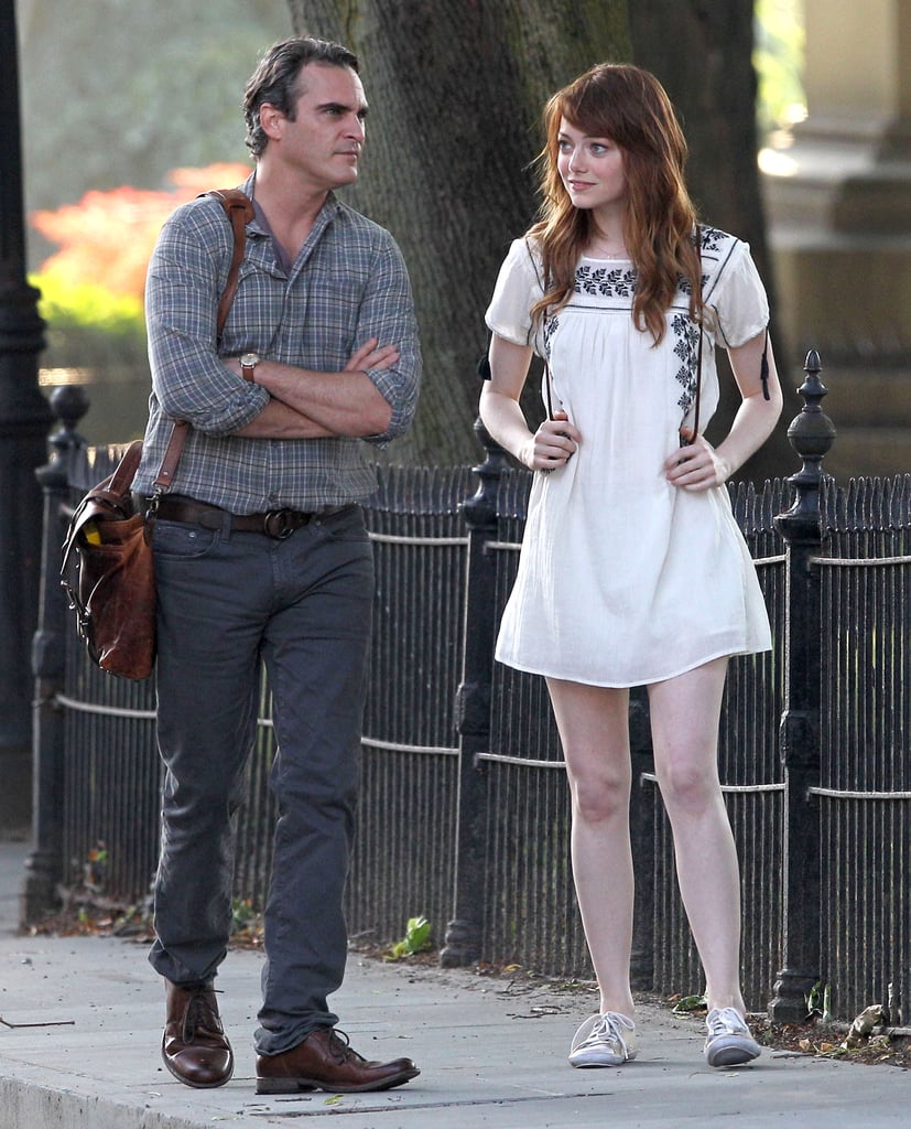 Emma Stone and Joaquin Phoenix Film Woody Allen Movie