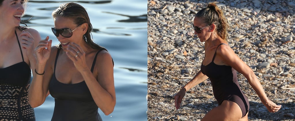 Sarah Jessica Parker Wearing a Swimsuit in Ibiza Pictures