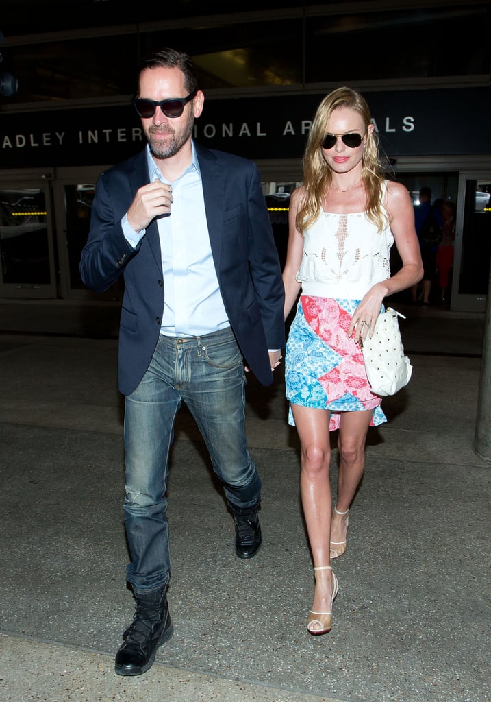 Kate Bosworth's Playful Mixed-Media Dress
