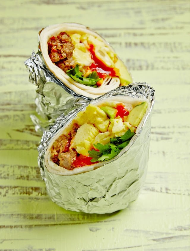 Anytime Breakfast Burritos