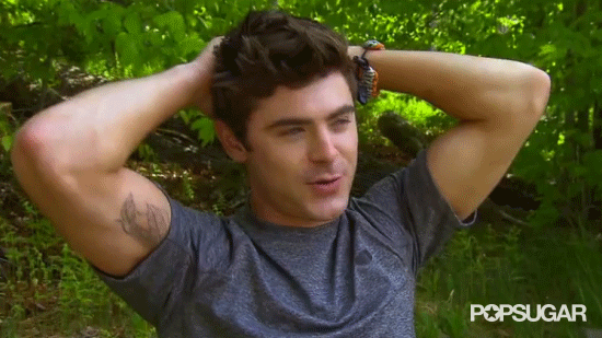 And his biceps came out to say hello and ignited old feelings inside you.
