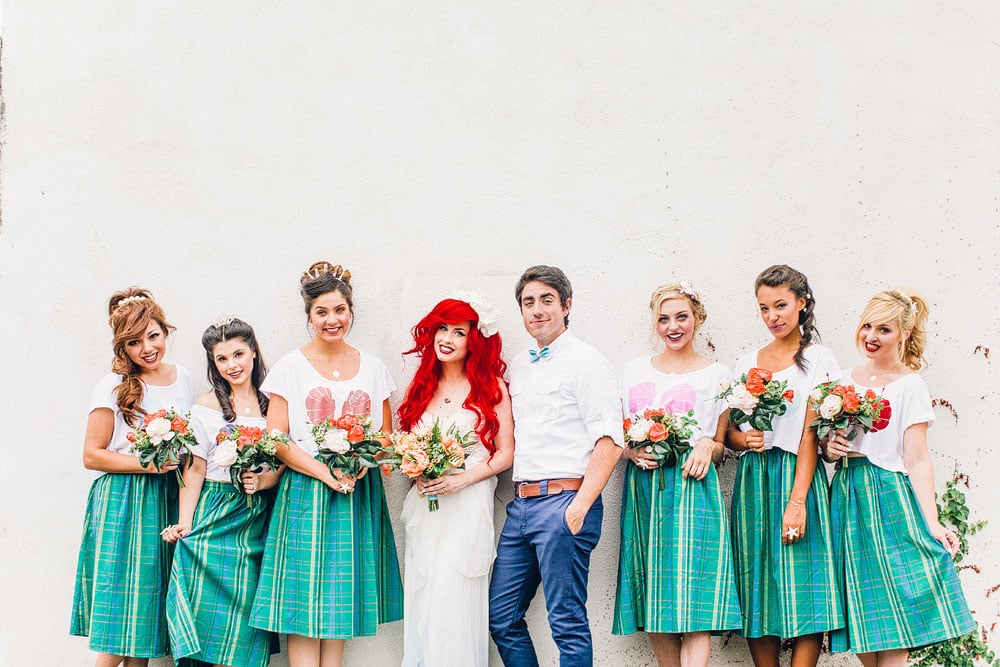 Hipster Little Mermaid Wedding