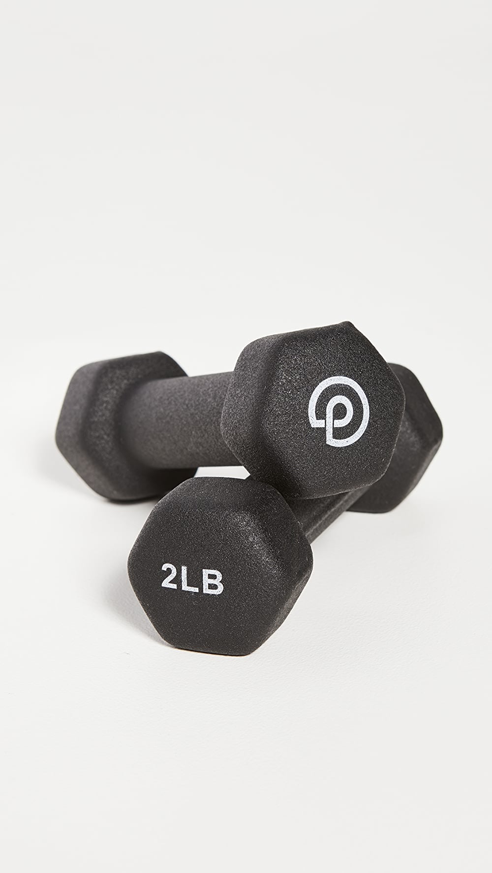 P.volve 2 lb Hand Weights Workout & Exercise Black