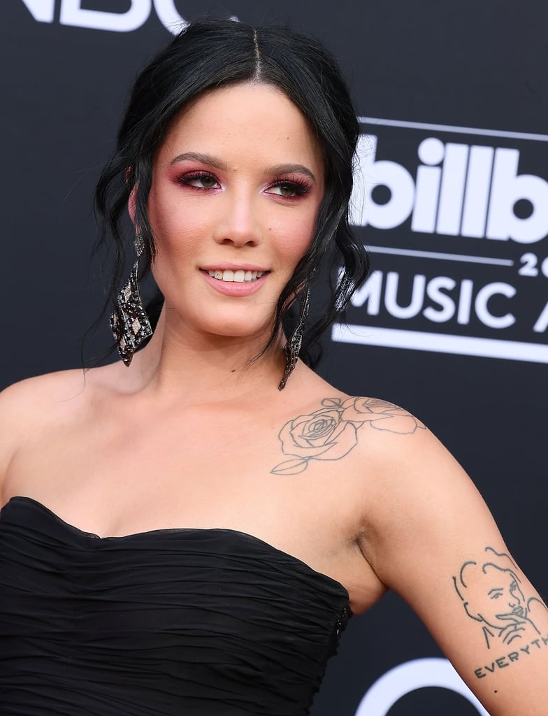 Halsey With Black Waves