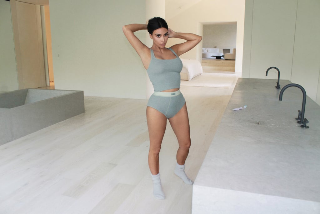 Kim Kardashian Wearing Skims Cotton