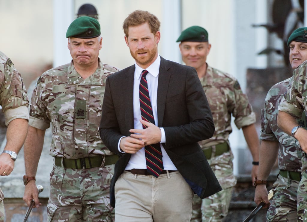 Prince Harry Visits the Royal Marines September 2018