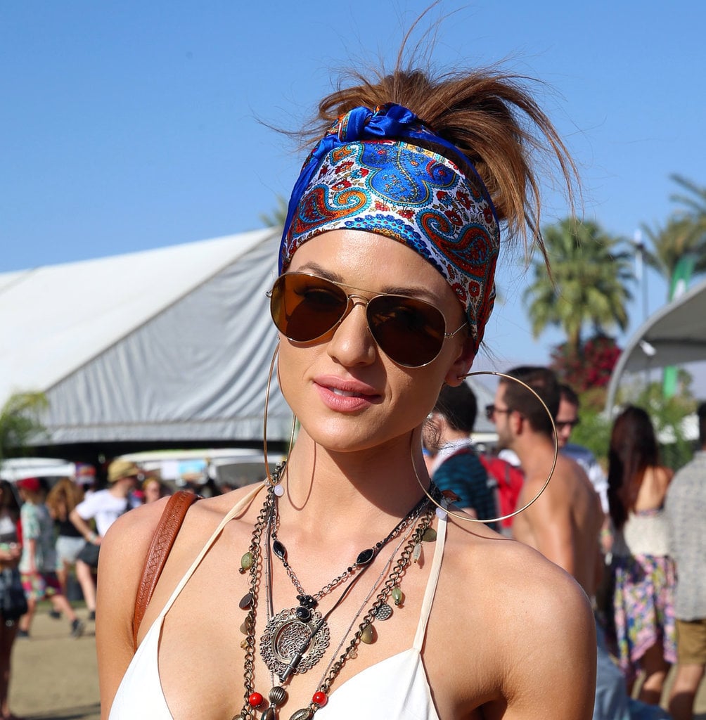 Hide a Messy Bun With a Beautiful Scarf