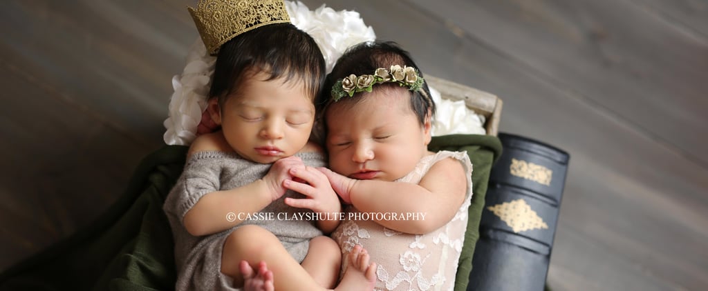 Romeo and Juliet Newborn Photo Shoot