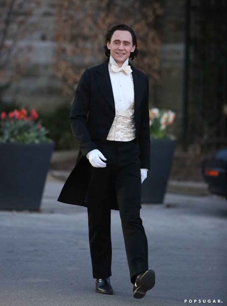 Tom Hiddleston Filming Crimson Peak | Pictures