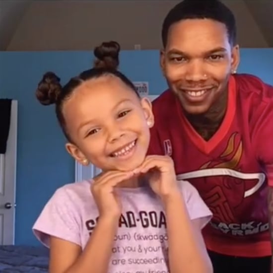 Dad Does His Daughter's Hair