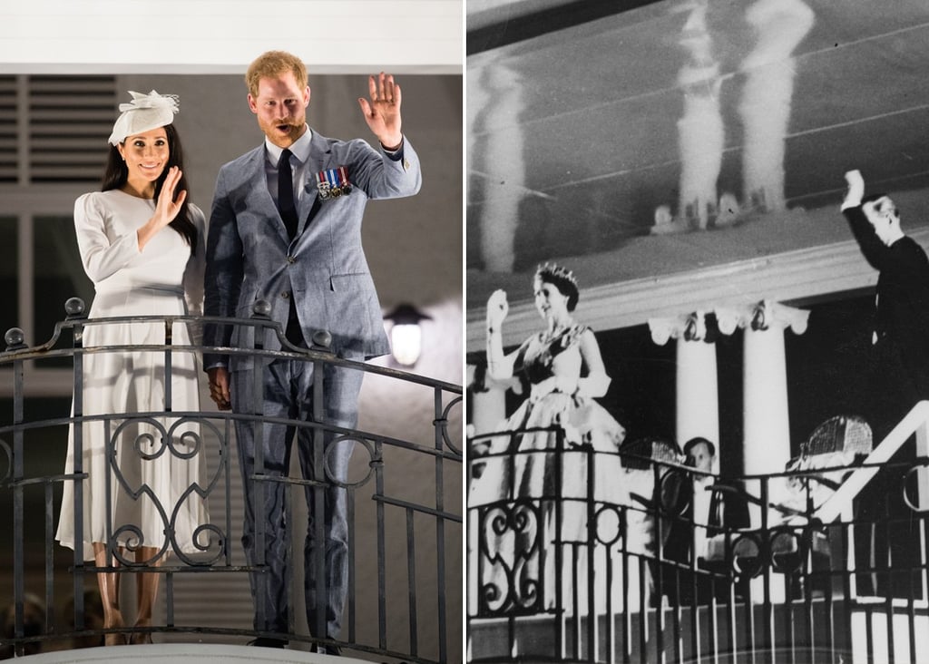 Harry, Meghan, and Queen Elizabeth at Grand Pacific Hotel