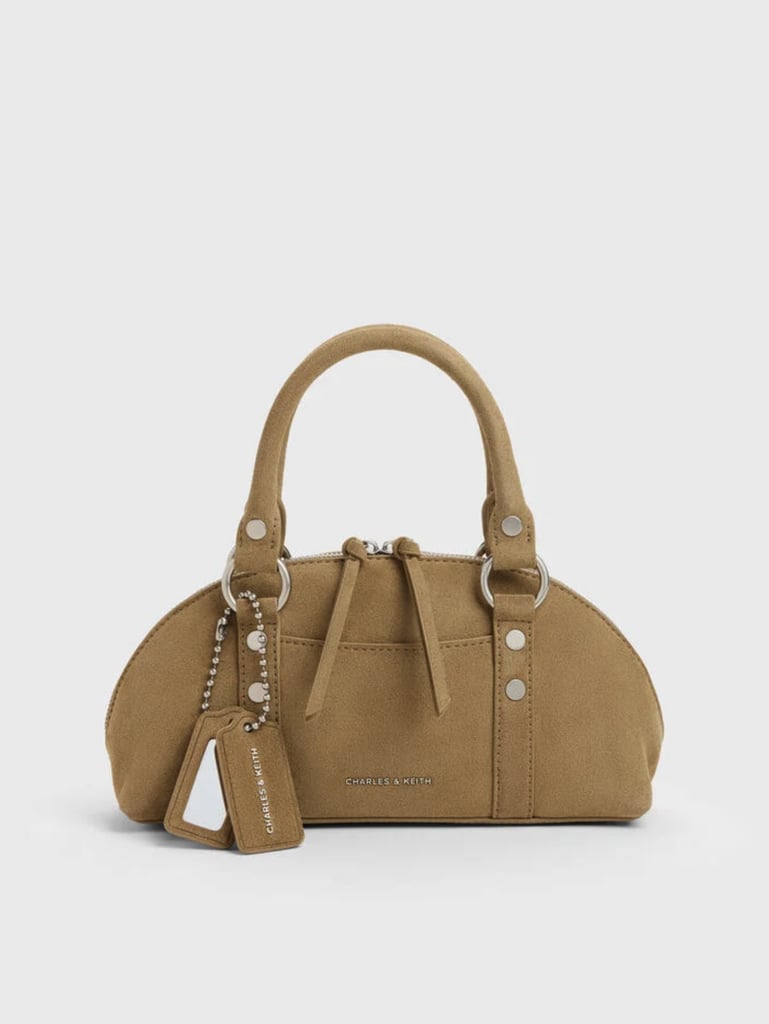 Charles & Keith Tatiana Studded Bowling Bag