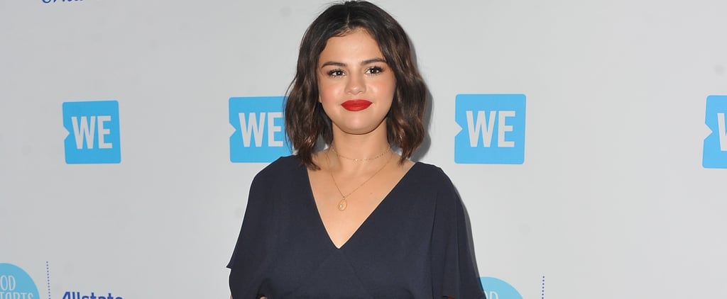 Selena Gomez Brown Heels at We Day 2018