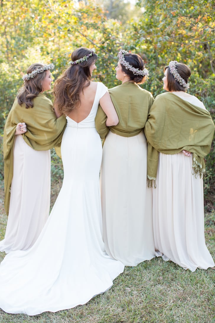 Bridesmaids Green Wedding Ideas Popsugar Love And Sex Photo 36 0585