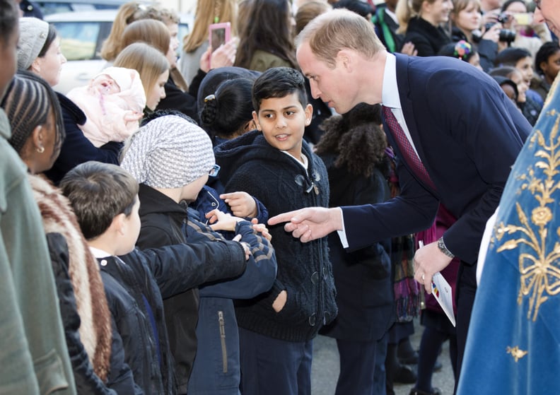 When William Chatted With the Cute Crowd