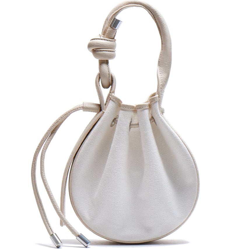 Behno Mini Ina Canvas Crossbody Bucket Bag