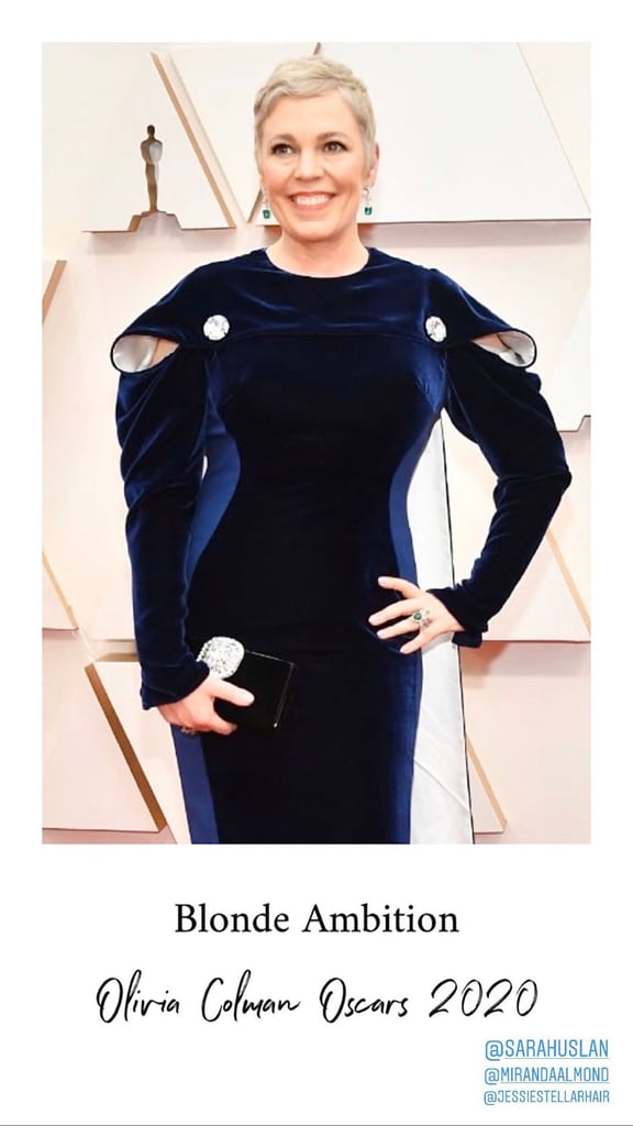 Olivia Colman's Blond Hair at the Oscars 2020