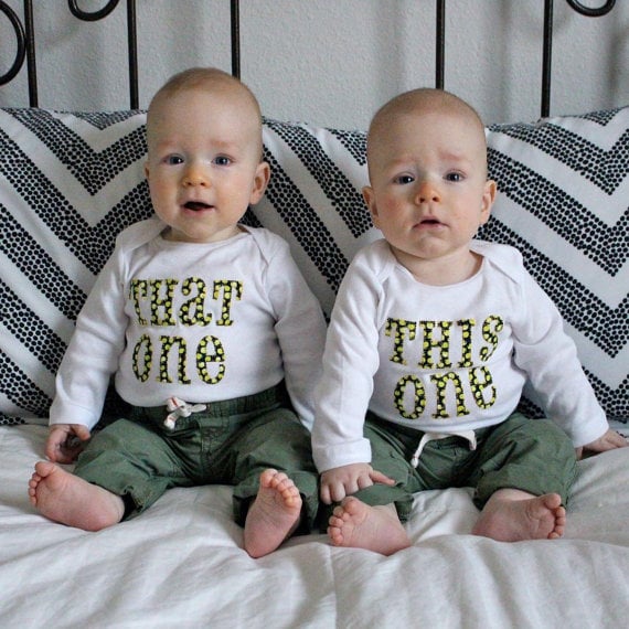 Twins Onesies | POPSUGAR Moms