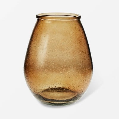 Threshold Designed with Studio McGee Amber Glass Vase