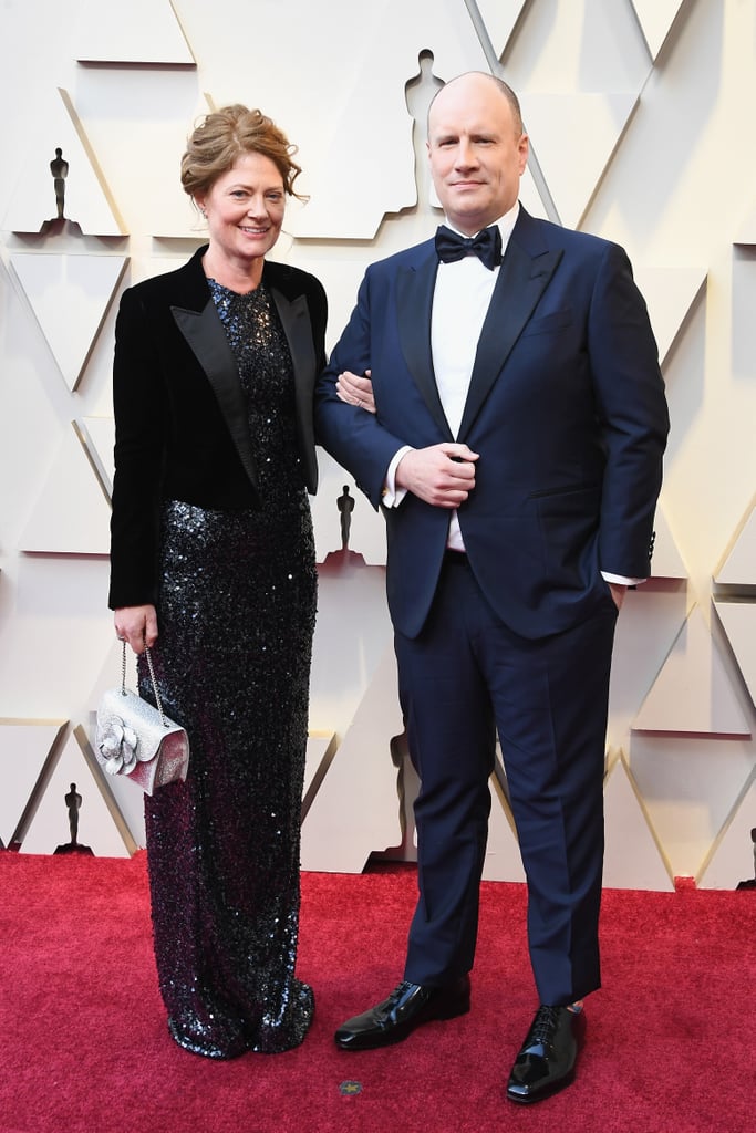 Caitlin Feige and Kevin Feige at the 2019 Oscars