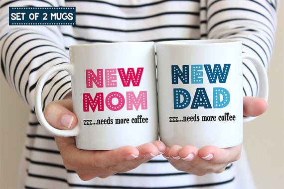 New Mom Needs More Coffee Mug Set