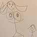 Girl's Funny Drawing of Her Mom's Boobs