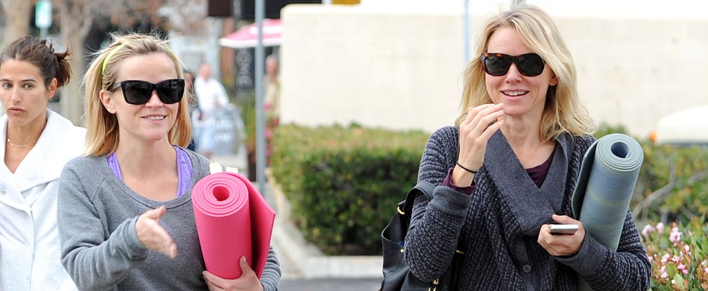 Reese Witherspoon and Naomi Watts at Yoga